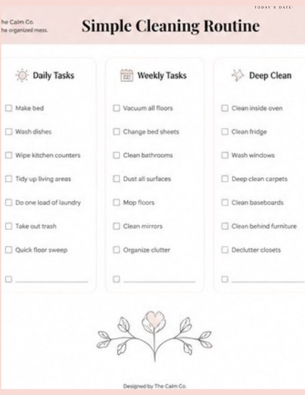 Monthly planner
