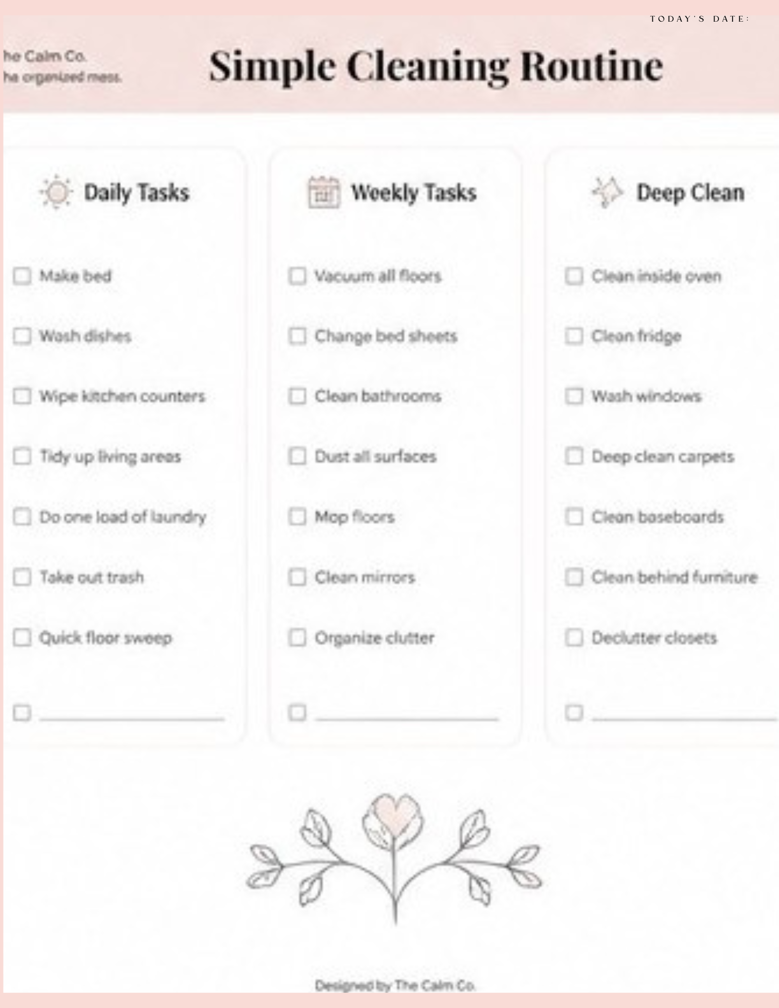Monthly planner