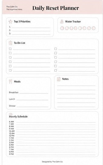 Monthly planner